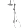 Duschsäule inkl. Einhebelmischer Breuer Aquamaxx 200 Kopfbrause rund chrom 9240008000099