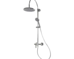 Duschsäule inkl. Einhebelmischer Breuer Aquamaxx 200 Kopfbrause rund chrom 9240008000099