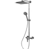 Duschsäule inkl. Einhebelmischer Schulte Classic eckig chrom D9621 02