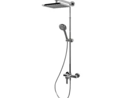 Duschsäule inkl. Einhebelmischer Schulte Classic eckig chrom D9621 02