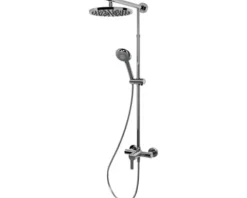 Duschsäule inkl. Einhebelmischer Schulte Classic rund chrom D9620 02