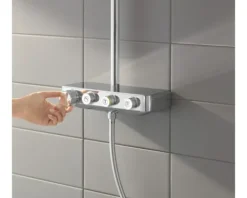Duschsäule inkl. Thermostat GROHE Euphoria SmartControl System 310 Cube Duo chrom 26508000