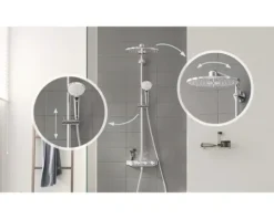 Duschsäule inkl. Thermostat GROHE Euphoria SmartControl System 310 Duo chrom 26507000
