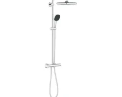 Duschsäule inkl. Thermostat Grohe Quickfix Vitalio Comfort 250 chrom glänzend 26697001
