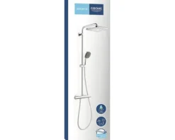 Duschsäule inkl. Thermostat Grohe Quickfix Vitalio Comfort 250 chrom glänzend 26697001