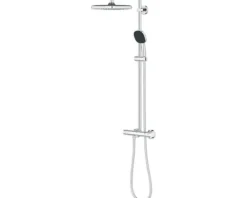 Duschsäule inkl. Thermostat Grohe Quickfix Vitalio Comfort 250 chrom glänzend 26697001