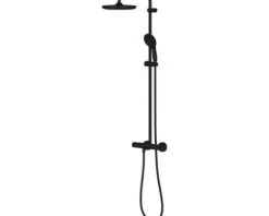 Duschsäule inkl. Thermostat Grohe Quickfix Vitalio Start 250 schwarz 266772431