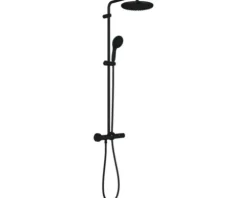 Duschsäule inkl. Thermostat Grohe Quickfix Vitalio Start 250 schwarz 266772431