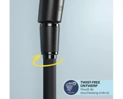 Duschsäule inkl. Thermostat Grohe Quickfix Vitalio Start 250 schwarz matt 266782431