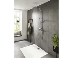 Duschsäule inkl. Thermostat hansgrohe Crometta E Showerpipe 240 1jet chrom 27271000