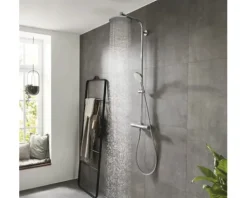 Duschsäule inkl. Thermostat hansgrohe Crometta S Showerpipe 240 1jet chrom 27268000