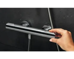 Duschsäule inkl. Thermostat hansgrohe Crometta S Showerpipe 240 1jet chrom 27268000
