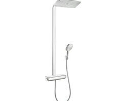 Duschsäule inkl. Thermostat hansgrohe Raindance E 360 EcoSmart chrom glänzend 27286000