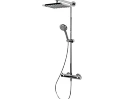 Duschsäule inkl. Thermostat Schulte Classic eckig chrom D9641 02