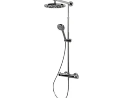 Duschsäule inkl. Thermostat Schulte Classic rund chrom D9640 02
