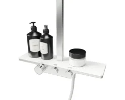 Duschsäule inkl. Thermostat Schulte Square White Style D9635104 02
