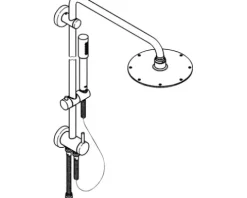Duschsäule inkl. Umsteller GROHE Rainshower System 210 chrom 27058000