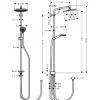 Duschsäule inkl. Umsteller hansgrohe Crometta S Showerpipe 240 1jet EcoSmart chrom 27270000