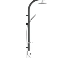 Duschsäule inkl. Umsteller Schütte schwarz