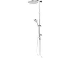 Duschsäule inkl. Umsteller Schulte Classic plus extra-flache Kopfbrause rund chrom D963031 02
