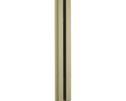 Duschtür in Nische mit Gleittür/Schiebetür SCHULTE MasterClass 140 x 200 cm Profil gold Klarglas Türanschlag links