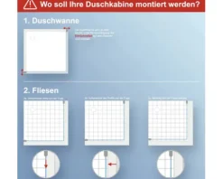 Duschtür mit Seitenwand mit Drehtür SCHULTE Alexa Style 2.0 ExpressPlus 80 x 80 cm Profil aluminium Klarglas schmutzabweisende Glasbeschichtung