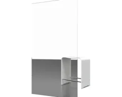 Duschtür mit Seitenwand mit Pendeltür SCHULTE TouraPlus ExpressPlus 80 x 80 cm Profil schwarz Klarglas schmutzabweisende Glasbeschichtung Türanschlag rechts