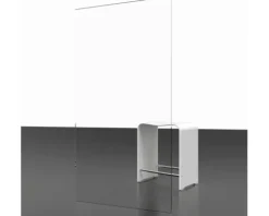 Duschtür mit Seitenwand mit Drehtür SCHULTE Alexa Style 2.0 ExpressPlus 80 x 80 cm Profil schwarz Klarglas schmutzabweisende Glasbeschichtung