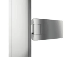 Duschtür mit Seitenwand mit Drehtür SCHULTE TouraPlus ExpressPlus 80 x 80 cm Profil chrom Klarglas schmutzabweisende Glasbeschichtung Türanschlag links Seitenwandanschlag rechts