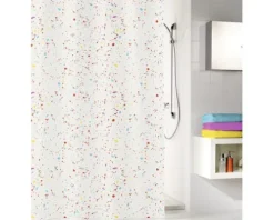 Duschvorhang PEVA Confetti multicolor 180 x 200 cm