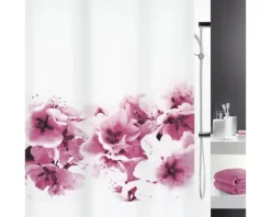 Duschvorhang spirella Amanda Textil 180 x 200 cm