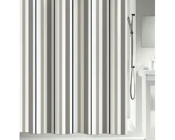Duschvorhang spirella Biarritz beige 180 x 200 cm
