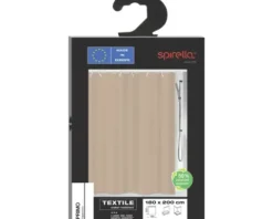 Duschvorhang spirella PRIMO Anti-Schimmel 180 x 200 cm cafe 10.22861