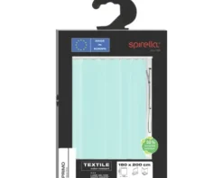 Duschvorhang spirella PRIMO Anti-Schimmel 180 x 200 cm aqua 10.29488