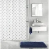 Duschvorhang Kleine Wolke Anchor dunkelblau 120 x 200 cm