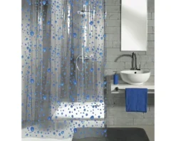 Duschvorhang Kleine Wolke Bubble blau 180 x 200 cm