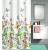 Duschvorhang Kleine Wolke Butterflies multicolor Textil 180 x 200 cm
