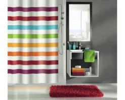 Duschvorhang Kleine Wolke Select multicolor Textil 180 x 200 cm