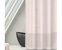 Duschvorhang MSV ROMANA 180 x 180 cm rosa 149583
