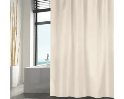 Duschvorhang MSV Textil 180 x 200 cm beige 149556