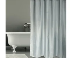 Duschvorhang MSV Textil 180 x 200 cm lightgrey
