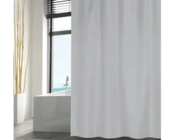 Duschvorhang MSV Textil 180 x 200 cm lightgrey