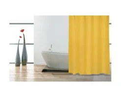 Duschvorhang MSV Textil 180 x 200 cm safran 149291