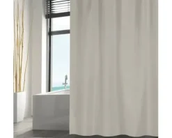Duschvorhang MSV Textil 120 x 200 cm taupe