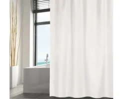 Duschvorhang MSV Textil 180 x 200 cm weiß