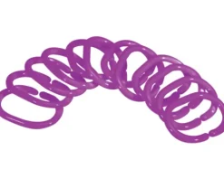 Duschvorhangring Spirella C-Minor 12er Pack Pink