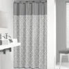 Duschvorhang Sealskin Angoli Textil-Duvo 180 x 200 cm grau