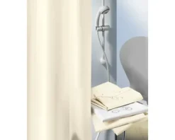 Duschvorhang spirella Altro champagne Textil 180 x 200 cm