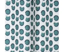 Duschvorhang spirella Deep Forrest Textil 180 x 200 cm weiß/blau/grün