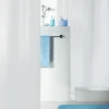 Duschvorhang spirella Primo weiß Textil 240 x 200 cm